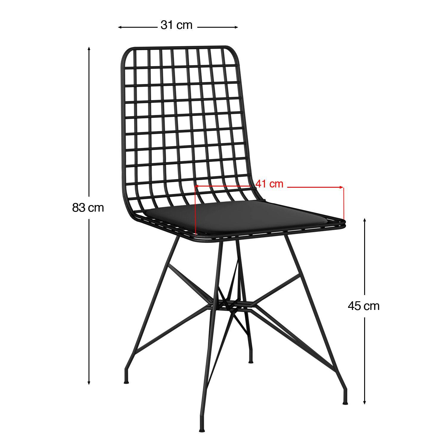 Digital malo Letrista Ensemble table et 5 chaises Liang Métal Noir et Bois chêne clair