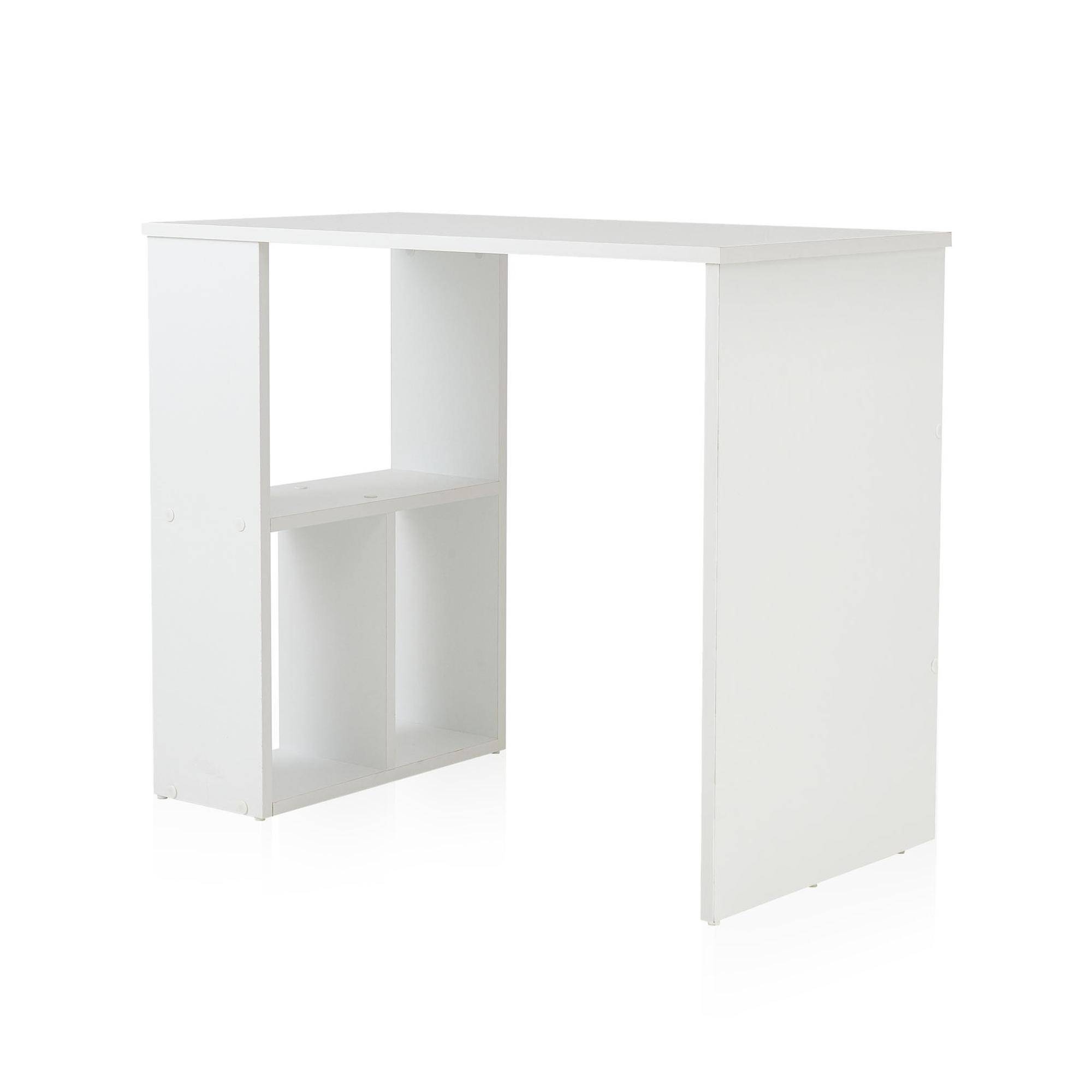 Bureau style industriel 2 tiroirs Officimat 139x75cm Bois clair
