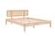Minimalistisches Einzelbett Izabel 90x190cm Helles Holz