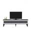 Karinix TV-Möbel im zeitgenössischen Stil B180cm Anthrazit und Weiß