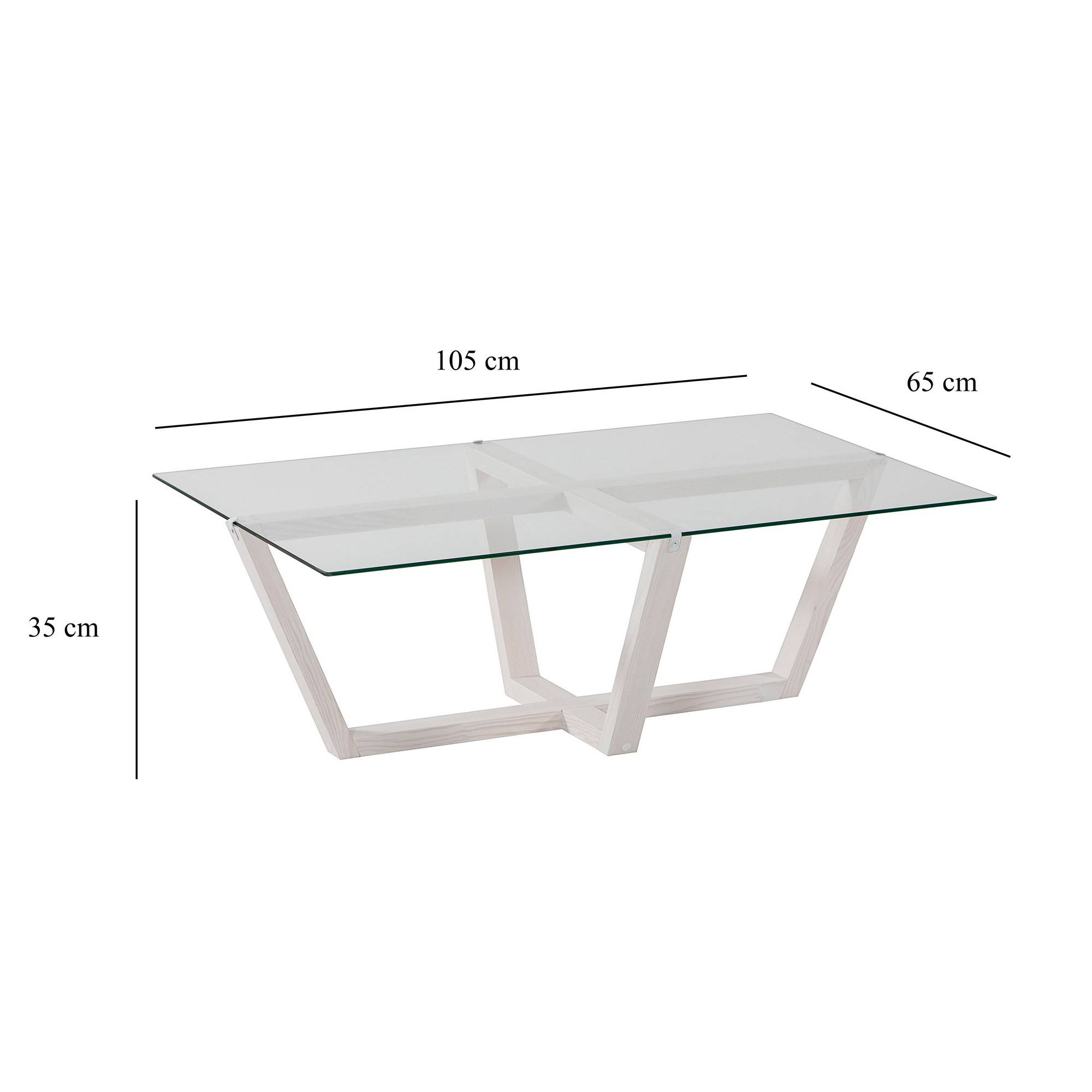 Tavolino da Salotto Tavolino Basso in Metallo Forma Rettangolare Tavolino  da Caffè Moderno Decorativo con Ripiano 47 x 110 x 55 cm - Bianco [en.casa]