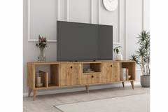 TV-Möbel 3 Klapptüren Payat B180cm Helles Holz