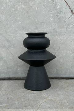 Vaso design Cantic H20cm Ceramica nera