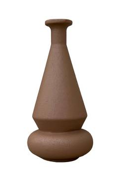 Vase design Marvo H25cm Céramique Marron