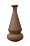 Vaso design Marvo H25cm Ceramica marrone