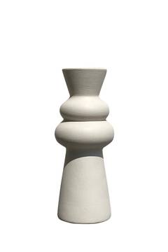 Design Vase Emla H29cm Keramik Cremeweiß