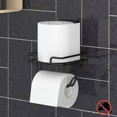 Support papier toilette mural Setin Métal Noir