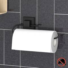 Support de papier toilette Nimia Métal Noir