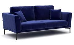 3-Sitzer-Sofa Erop Velours Blau