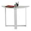 Table console demi-cercle Arothos L106cm Blanc