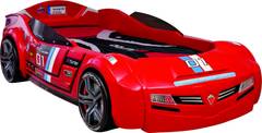 Zahou lettino per auto da corsa 90x190cm Rosso con LED