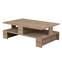 Mesa de centro rectangular de madera de roble Laponica