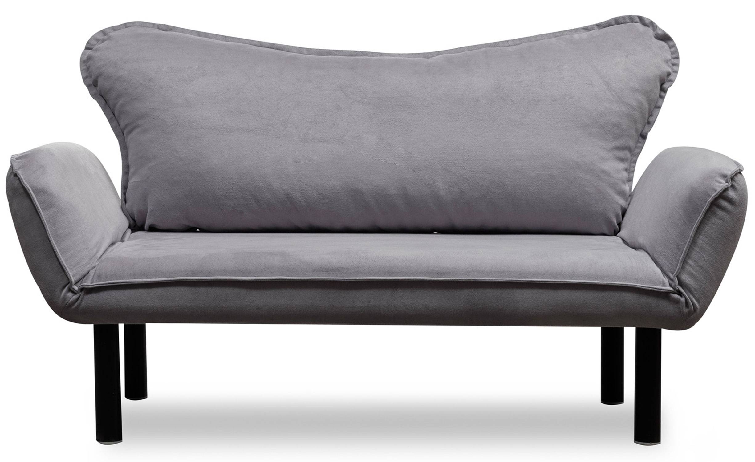 2-Sitzer-Umwandelbares Sofa Balos Grey Fabric