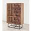 Faneta dressoir in industriële stijl B93cm Plankenmotief donker hout