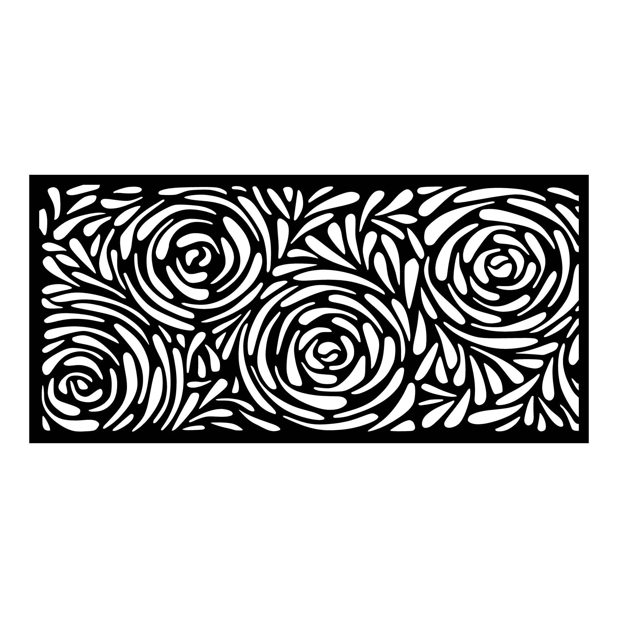 Tableau décoratif cadre Or Cuenca L23,5xH28,5cm Plume Noir et Blanc
