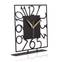 Horloge à poser design Vody L22xH23cm Métal Noir