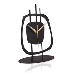Reloj de sobremesa de diseño Josan L22xH23cm Negro