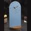 Reloj de mesa Lullye L12xH25cm Azul y madera oscura