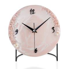 Reloj de sobremesa de diseño Galazi D19cm Nuance de Rose