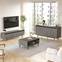 Waiho Betonnen TV-meubel, salontafel en dressoir in grijs en zwart