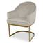 Chaise / Fauteuil Everest Velours Taupe