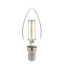 LED-Flammenlampe E14 Claritas 6500K 4 Watt Klarglas