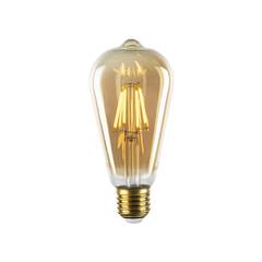 Una lampadina edison LED Claritas giallo caldo