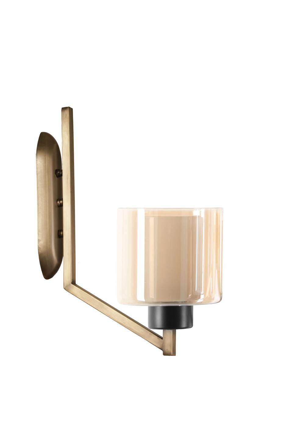 Asinus omgekeerde cilinder wandlamp 15 x 40 x 30 cm Koper metaal