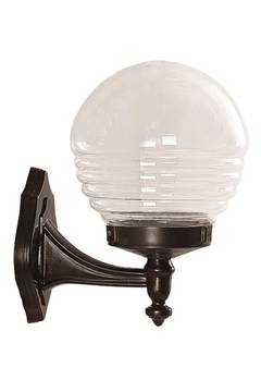 Buiten wandlamp Clavel D20cm Zwart