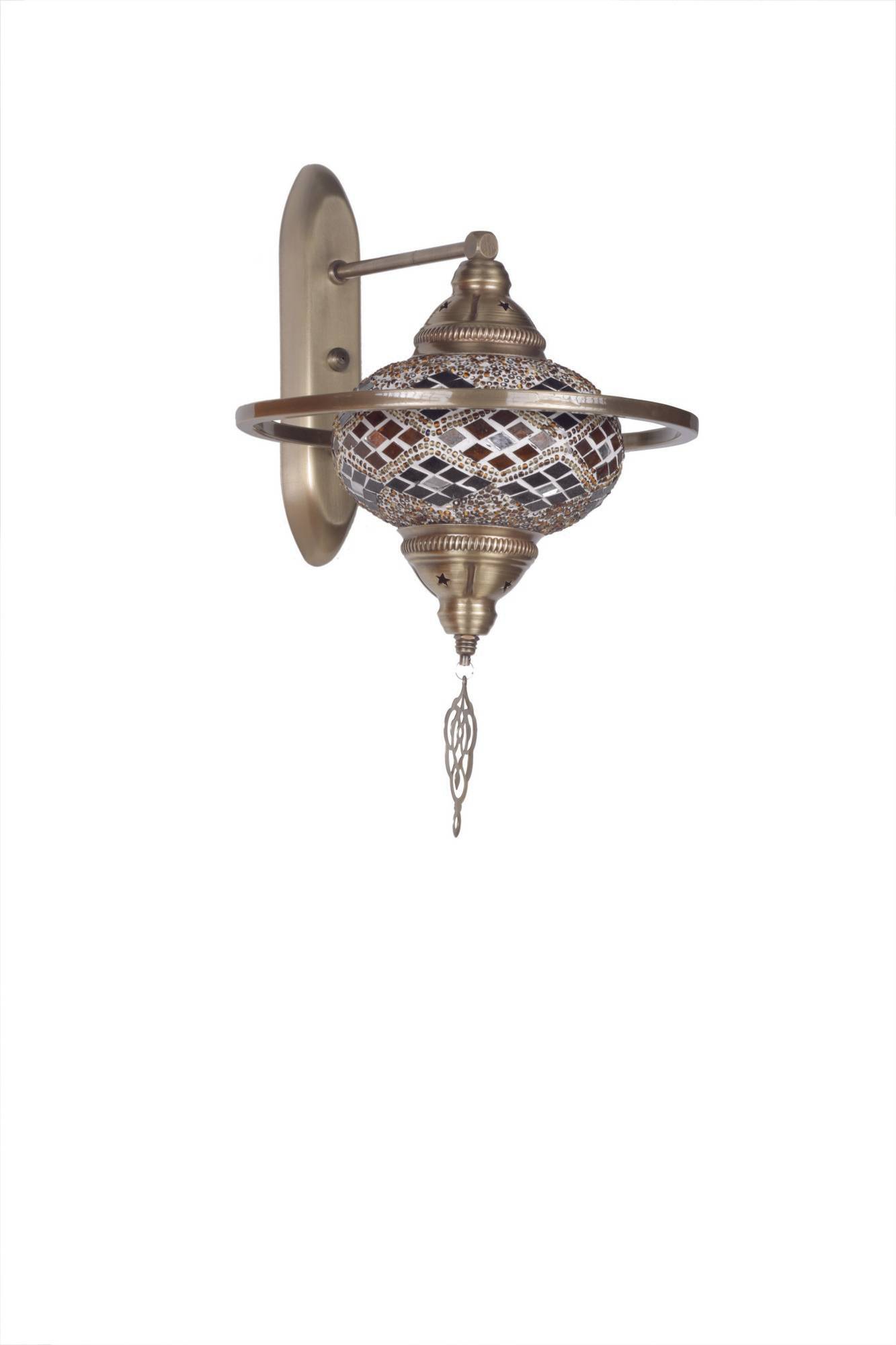 Lampada da parete arabesco sfera Armorum 25 x 44 x 30 cm Metallo Sfumature di viola