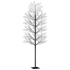 Kerstboom Giroflier H500cm Metaal Zwart en Warm Wit LED
