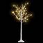 Arbre de Noël Scarlet H120cm avec branches 120 LED lumière Blanc chaud