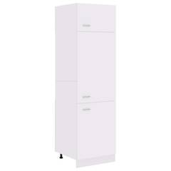 Kühlschrankschrank Baldwin 60x207cm Holz Weiß