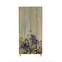 Kleiderschrank 2-türig Infigo 90cm Naturholz Blumenmuster Weiß und Violett