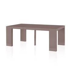 Table Console extensible Nassau LAQUÉE Taupe