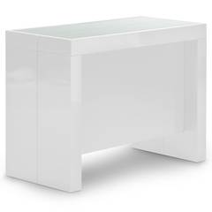 Table Console extensible Pandore Blanc