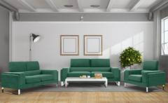 Barth 2-Sitzer Sofa mit Cordbezug Grün