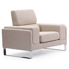 Barth Fauteuil Beige stof