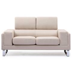 Barth 2-Sitzer Sofa mit Stoffbezug Beige