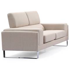 Barth 2-Sitzer Sofa mit Stoffbezug Beige