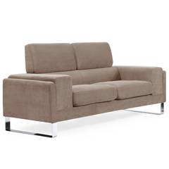Barth 2-Sitzer Sofa mit Cordbezug Taupe