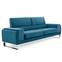 Barth 3-Sitzer Sofa mit Cordbezug Blau
