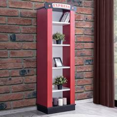 Libreria per bambini a tema ferroviario Scotsman L160cm Bianco, nero e rosso