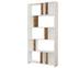 Respenda Bücherregal 90x180cm Weißes Holz und Holz