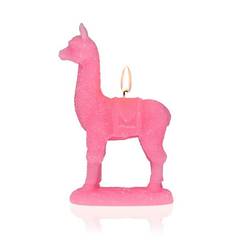 Mopsy Paraffin Pink Lama Kerze