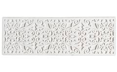 Anrichte im orientalischen Stil mit Zierleisten 160cm Arabesco Holz Weiß