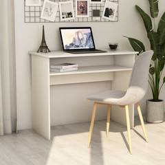Schreibtisch Eclamine Holz Weiß