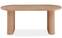 Ovaler Tisch Burundi mit Beinen Design Stil Säulen Holz Sonoma