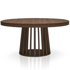 Eliza uitschuifbare ovale tafel Hazelnoot hout