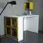 Schreibtischset und 5 weiße und gelbe Nischen von Officila